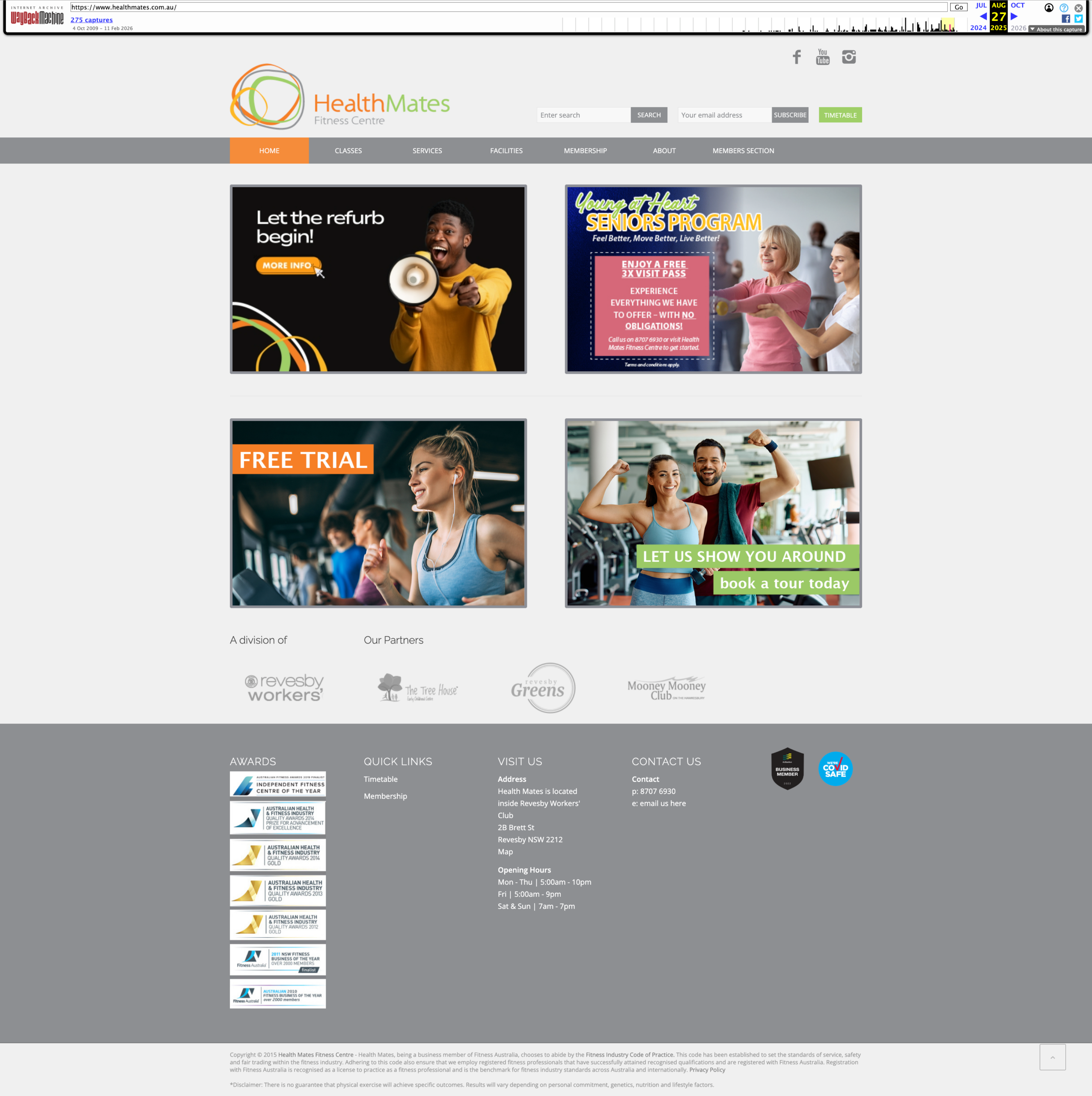 Old Outdated Website